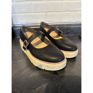 Dr. Scholl's Women's 8.5 Mary Jane Black Tofu Faux Leather Sz 8.5 M Pre Owned